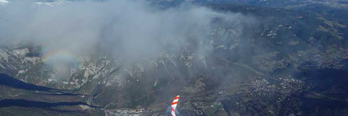 Flugwegposition um 12:22:47: Aufgenommen in der Nähe von Gemeinde Reichenau an der Rax, Österreich in 2543 Meter